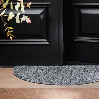Welcome Mat SHAG Heathered grey
