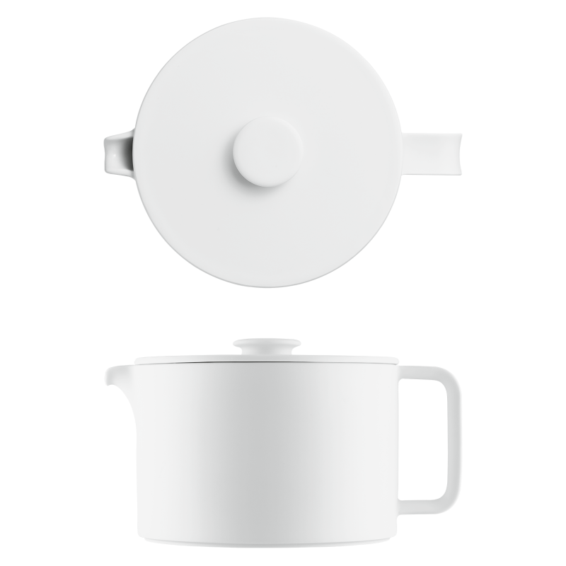 Teekanne 1 Liter mit Teesieb, DATUM satiniert