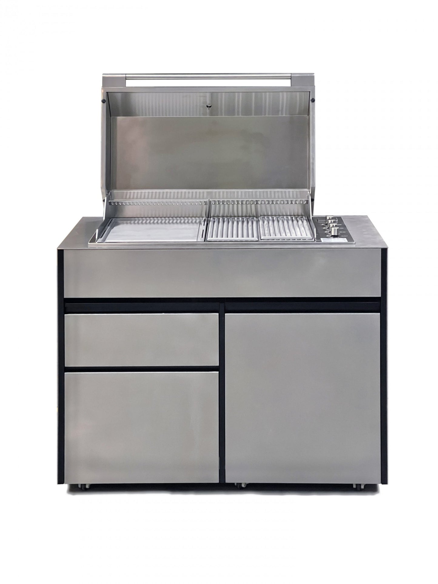 ONO Gasgrill, 4 Brenner, 3 Schubladen