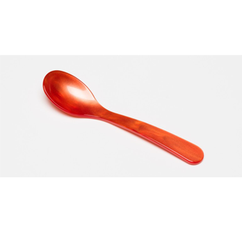 Eierlöffel Acryl korall