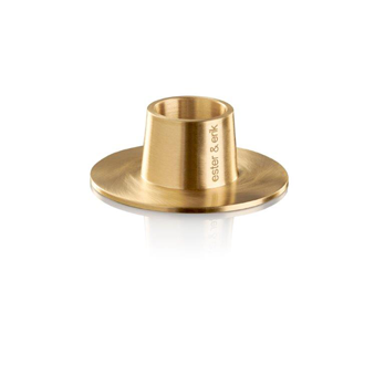 Kerzenhalter für 1 Kerze Gold matt