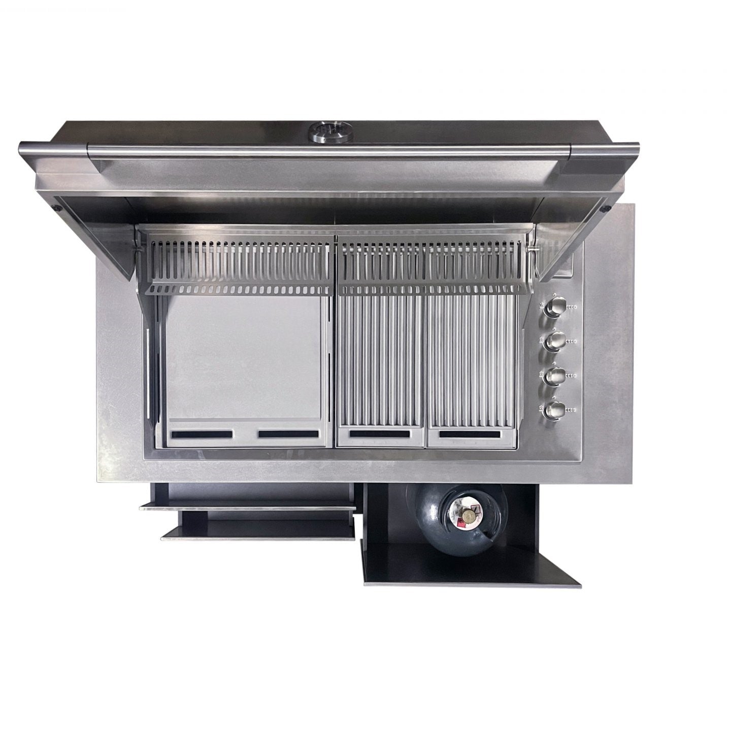 ONO Gasgrill, 4 Brenner, 3 Schubladen