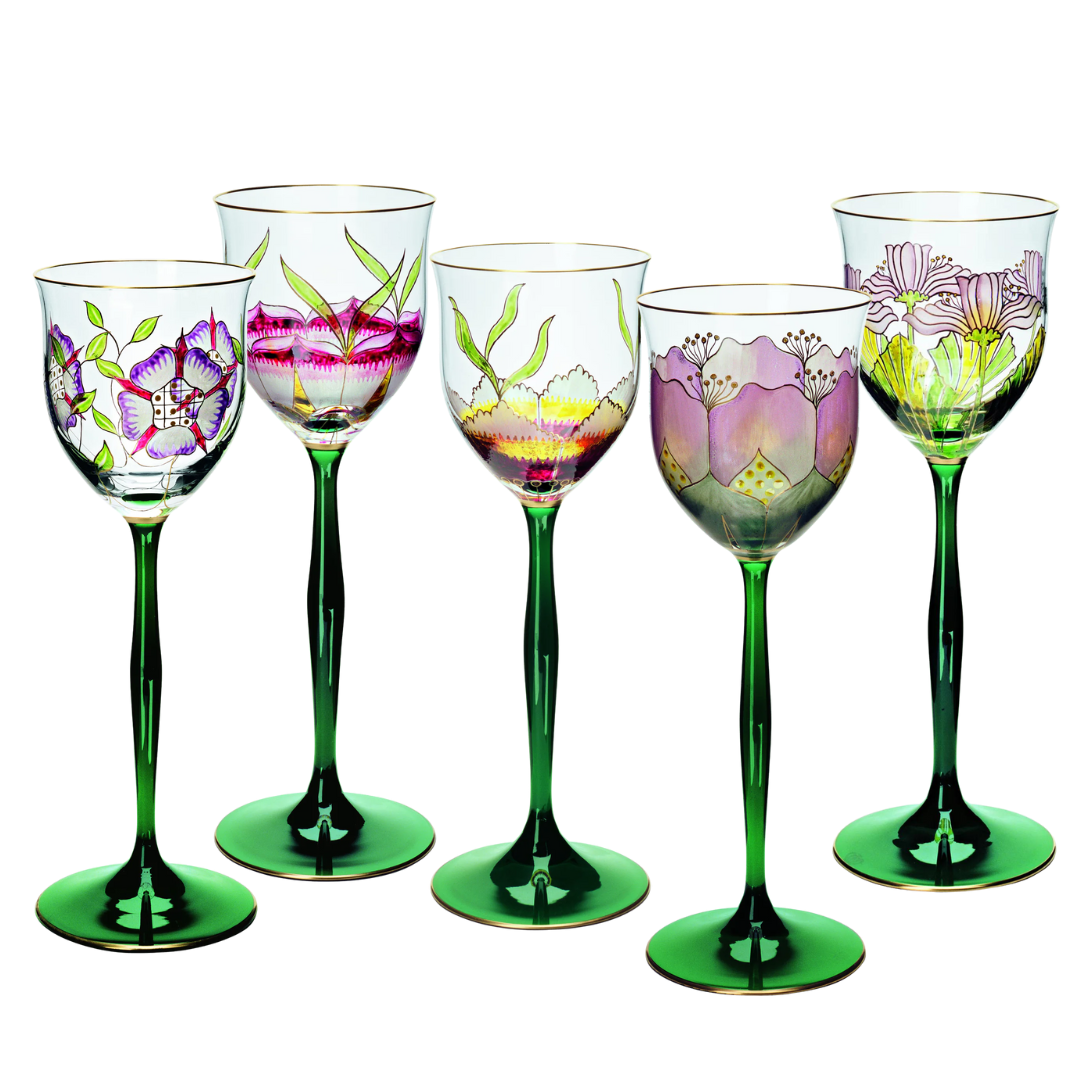 Weinglas SERENADE Handmalerei Nr. 12