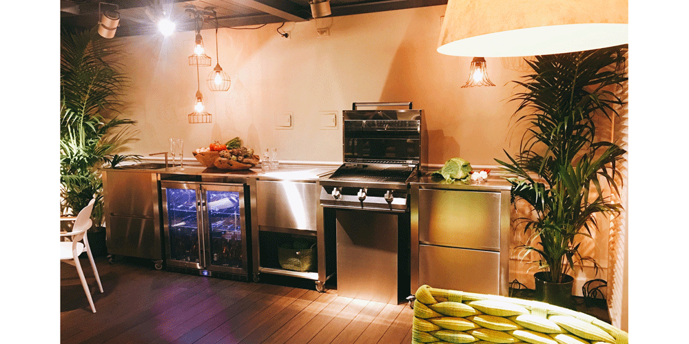 CUN Grill, 4 Brenner