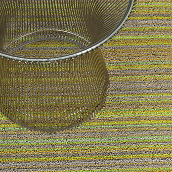 Fussmatte SHAG Skinny Stripe citron