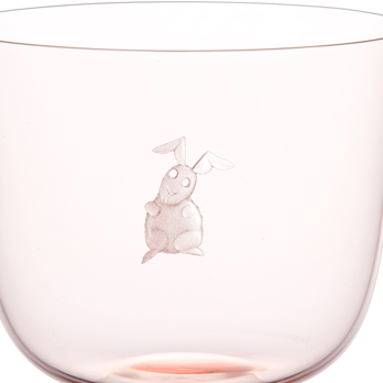 Wasserglas ALPHA Hase rosalin