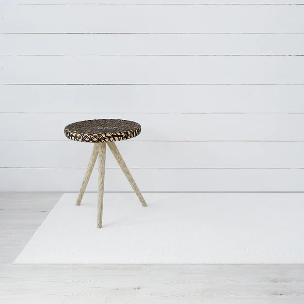 Fussmatte SHAG, Solid SUPER WHITE 46 x 71 cm