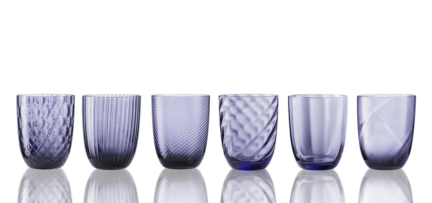 Gläser 6er Set Idra violett