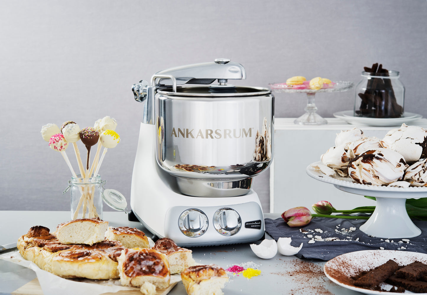 Küchenmaschine ANKARSRUM  Assistent original AKM6230 Mineral White
