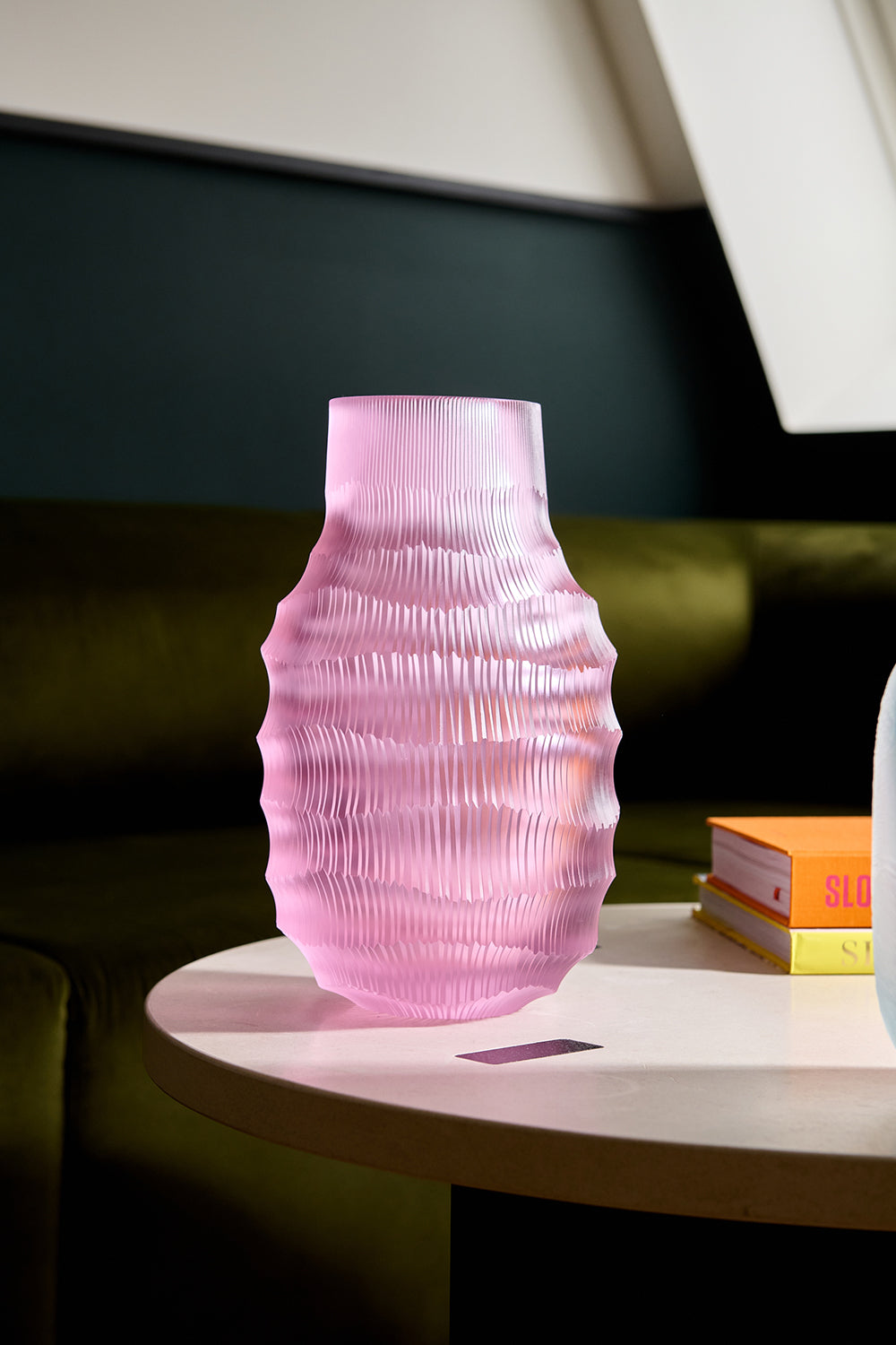 Vase REI HEROINE pink, Rückl