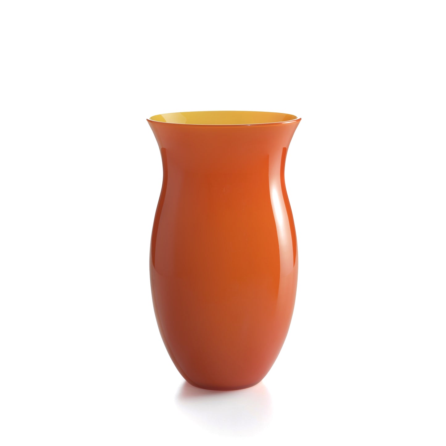 Vase ANTARES Blütenkelch orange-gelb