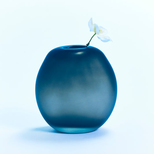 Axelle Vase small blau