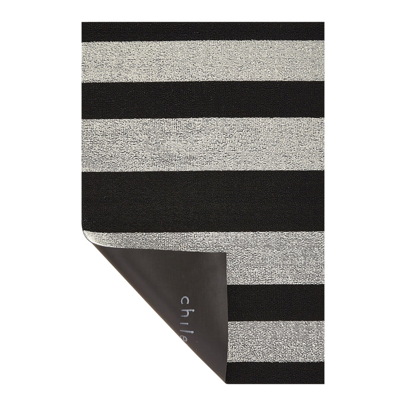 Fussmatte SHAG, Bold Stripe BLACK/WHITE 46 x 71 cm