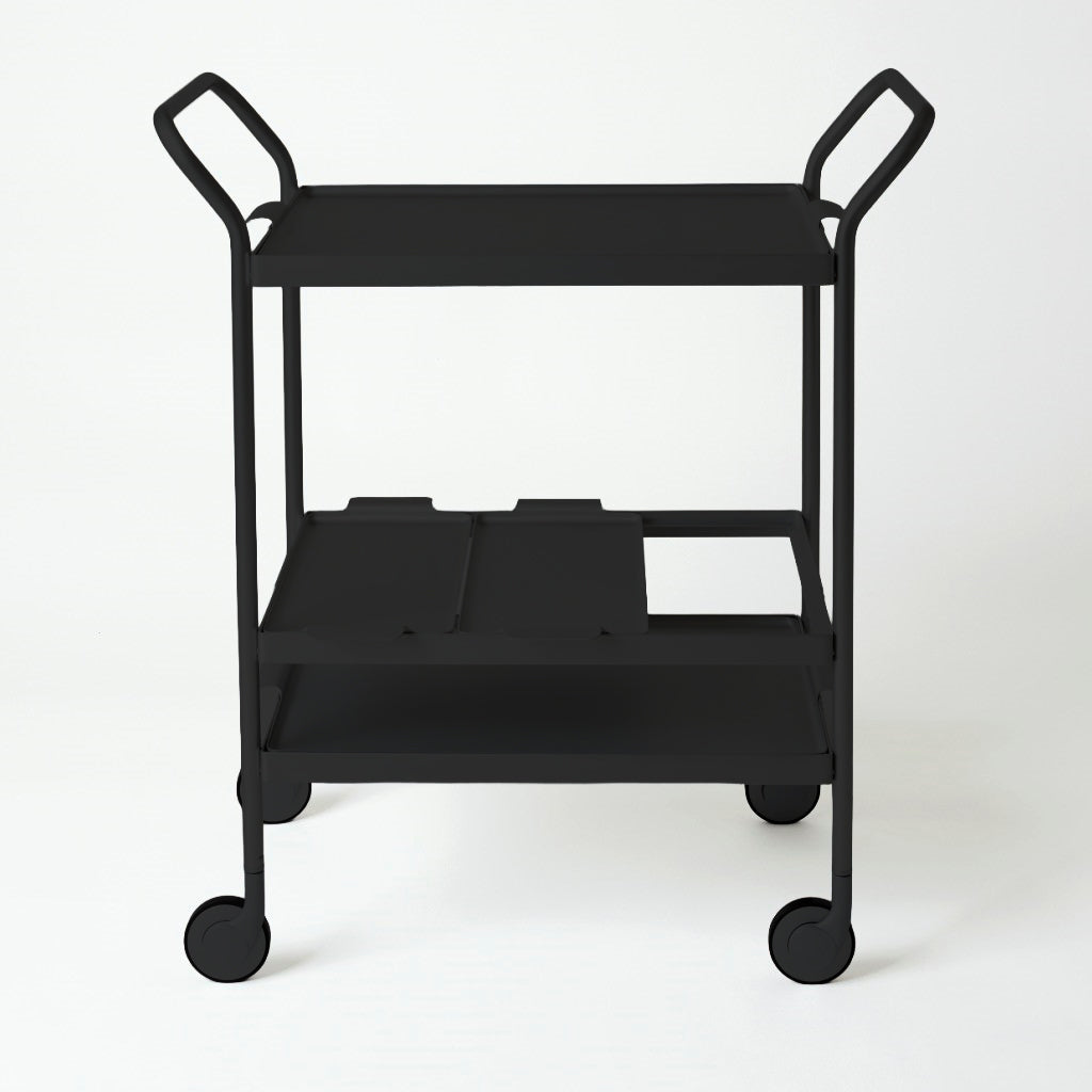 Servierwagen MODERN, DRINKS schwarz
