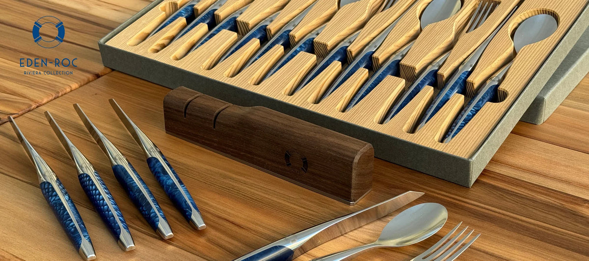 SKNIFE Gourmet Besteck 24 tlg. Hotel du Cap Eden Roc, Antibes