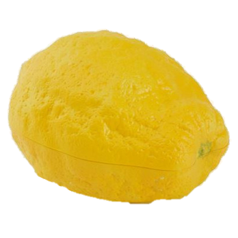 Zitronendose aus Augarten-Porzellan