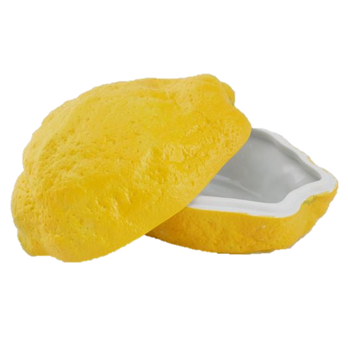 Zitronendose aus Augarten-Porzellan