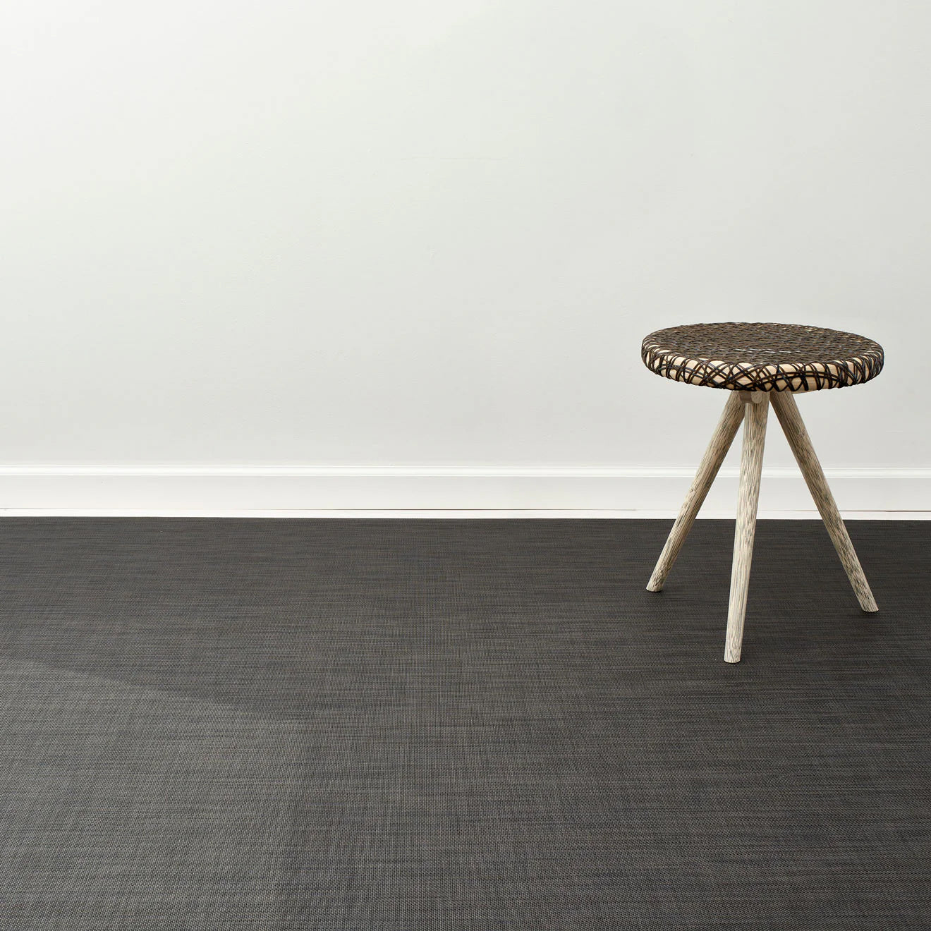 Läufer WOVEN, Mini Basketweave ESPRESSO 66 x 183 cm