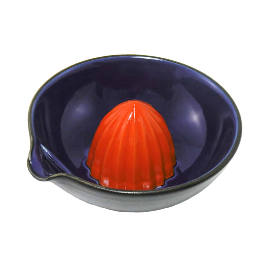 Zitronenpresse dunkelblau/orange