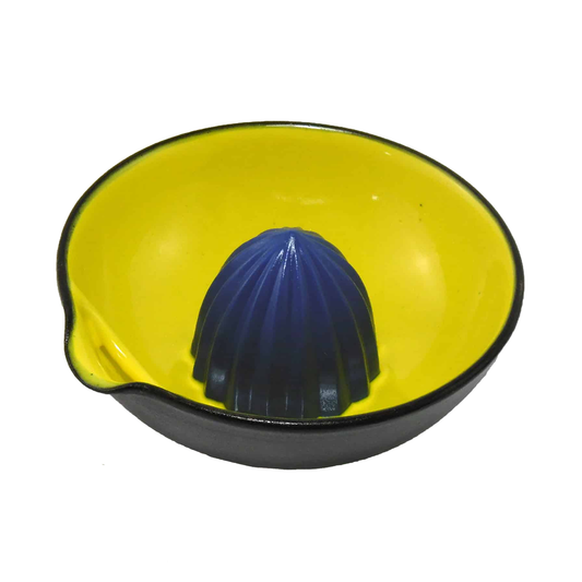 Zitronenpresse gelb/blau