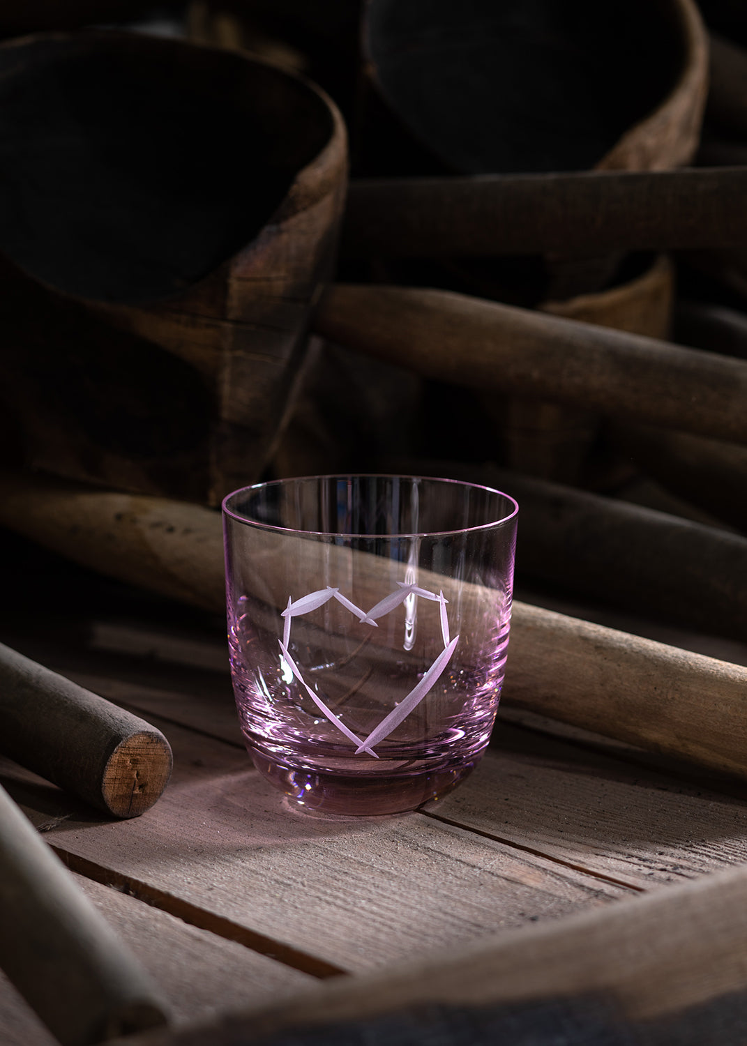 Becher LOVE pink, Rückl