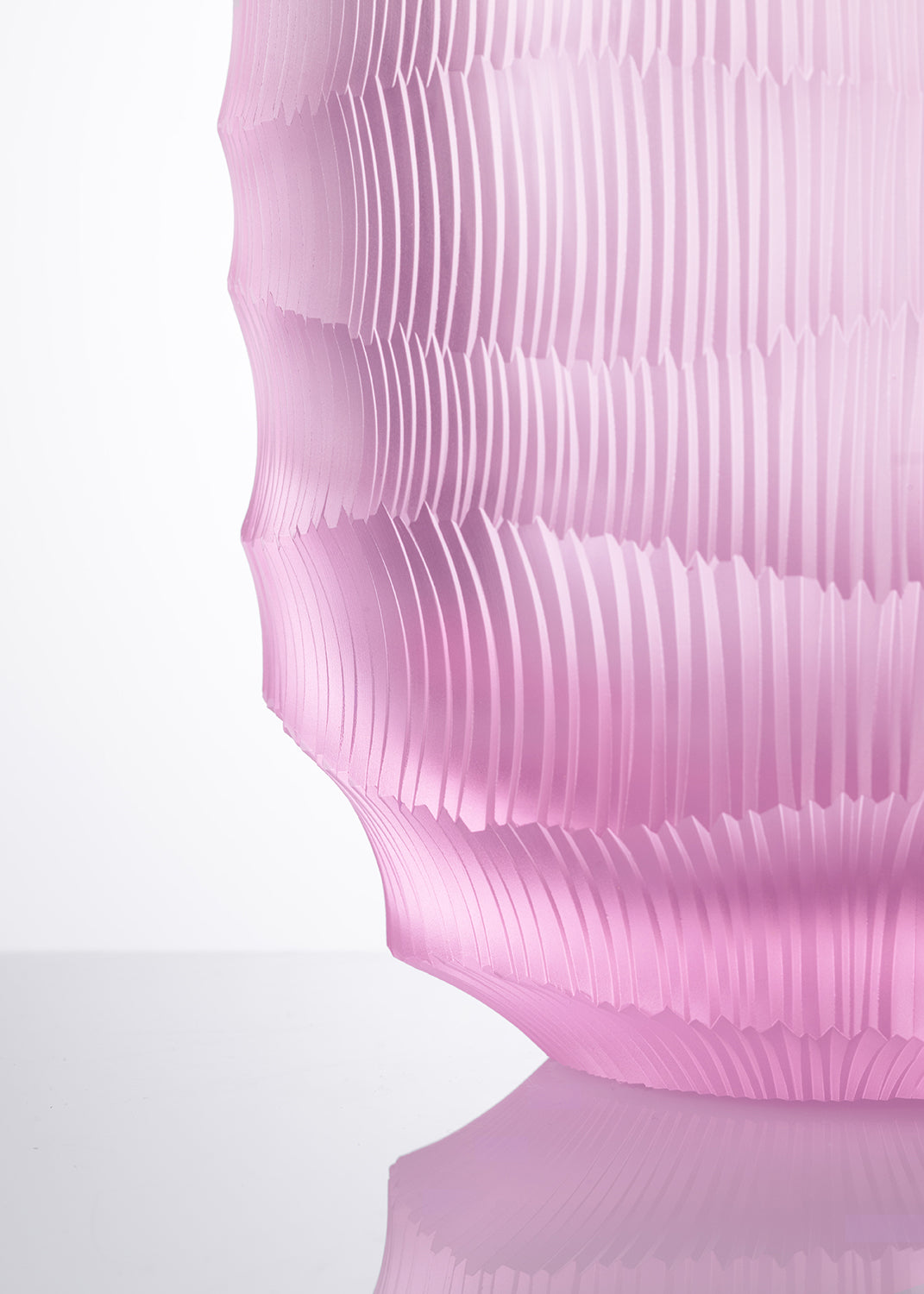Vase REI HEROINE pink, Rückl