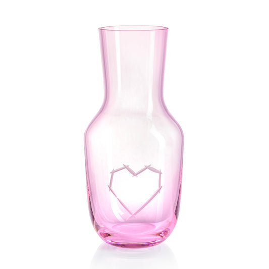 Karaffe LOVE pink, Rückl