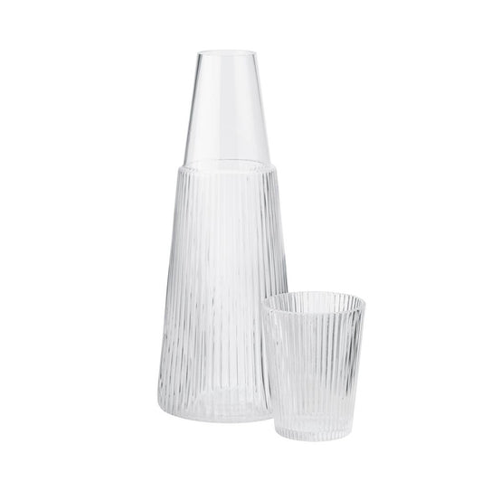 PILASTRO Wasserkaraffe 1 l mit Glas