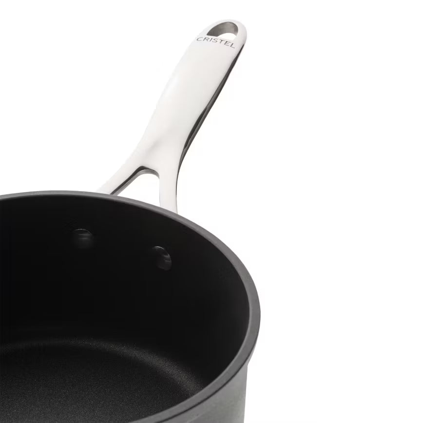 CASTEL'PRO Stielkasserolle Ø 16 cm Schwarz