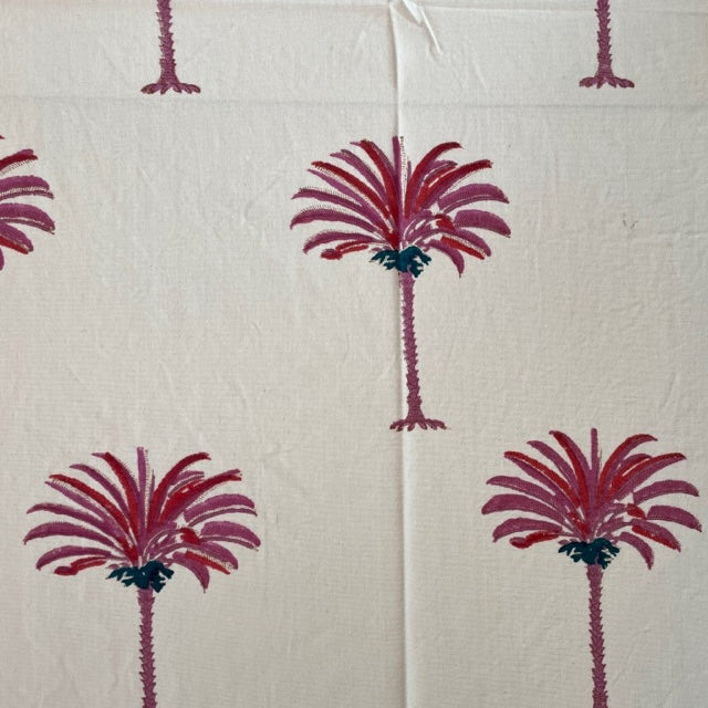 Tischdecke Palmen rosa 140 x 240 cm