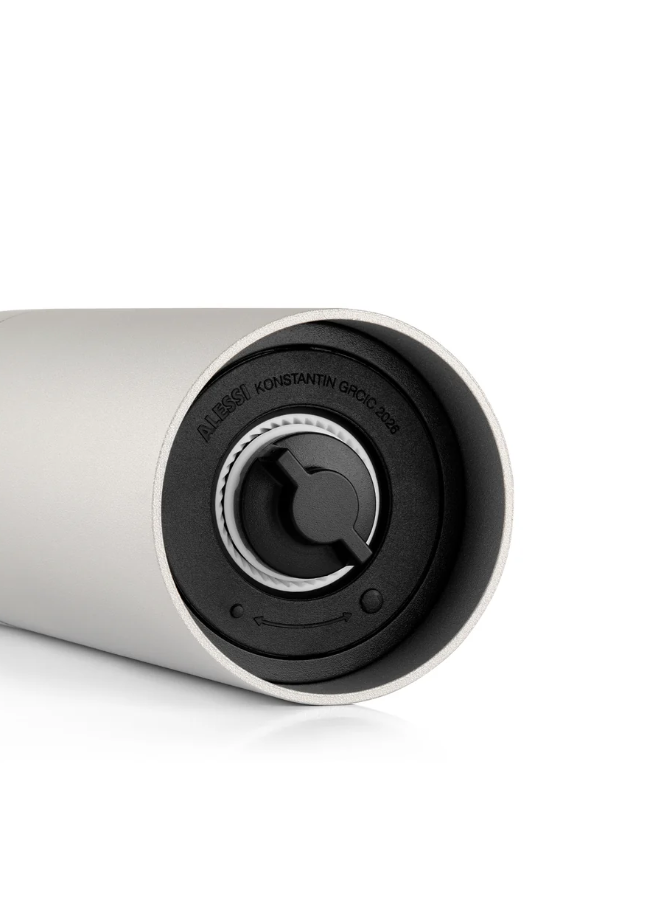 Gewürzmühle ALESSI aus Aluminium rot