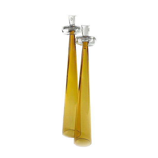 Kerzenhalter LUCE DUO goldgelb, Arcade Murano