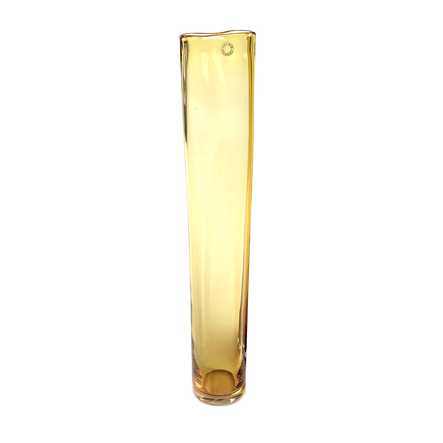 Vase FLEUR 8 zartgelb, Arcade Murano