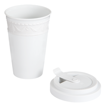 To Go Becher weiss KURLAND Blanc Nouveau