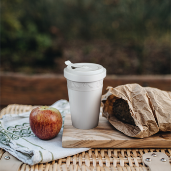To Go Becher weiss KURLAND Blanc Nouveau
