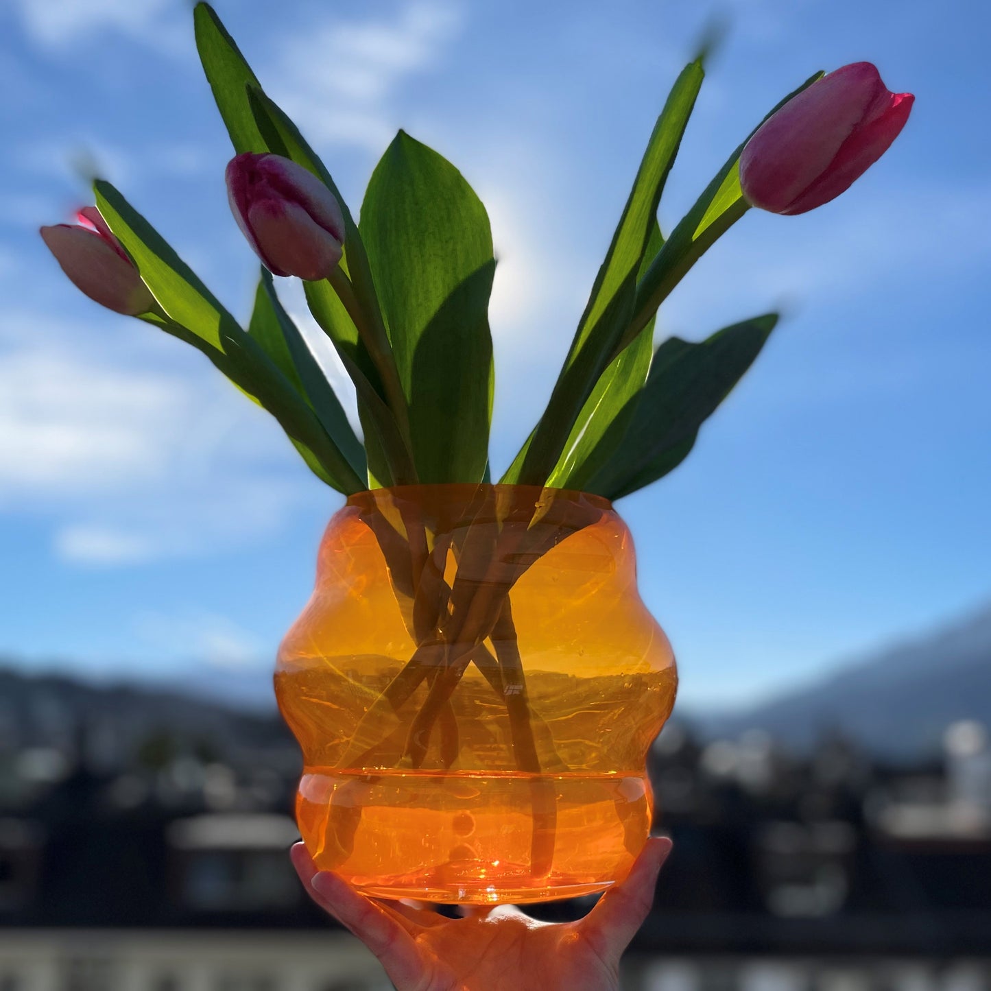 Vase FIGURA klein, saffron