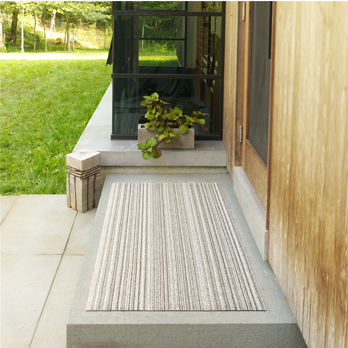 Fussmatte SHAG, Skinny Stripe BIRCH 46 x 71 cm