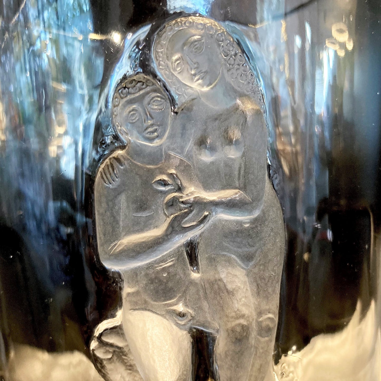 Einzelstück Weinkühler VINTAGE, Vase Adam & Eva